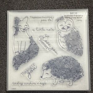 Wildflower Friendship Stamp Set with Animals